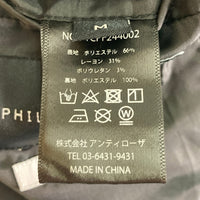 PHILTHEORY フィルセオリー Back print tailored jacket バックプリント テーラードジャケット ブラック sizeM 瑞穂店