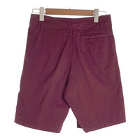 80-90's STUSSY ステューシー コットン 2タック ショートパンツ ボルドー USA製 黒タグ Size 30 福生店