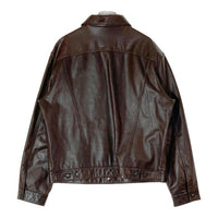 GAP ギャップ BLUE JEANS タグ レザー 4thタイプ トラッカージャケット ブラウン sizeL 瑞穂店