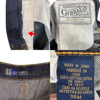 00's Marithé François Girbaud マリテフランソワジルボー バギーデニムパンツ インディゴ ピンクパンサープリント Size 36 福生店