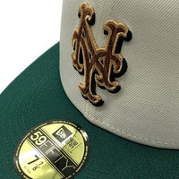 New Era ニューエラ 59FIFTY ニューヨーク・メッツ 25周年パッチ ベースボールキャップ クリーム グリーン Size 7 7/8 (62.5cm) 福生店