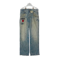 DIESEL ディーゼル ワッペン パッチワーク ダメージ加工 デニムパンツ ライトインディゴ size29 瑞穂店