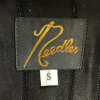 Needles ニードルス OT202 S/S Cowboy One-Up Shirt TA/CU/PE Georgette パピヨン刺繍 カウボーイ オープンカラーシャツ ブラック sizeS 瑞穂店