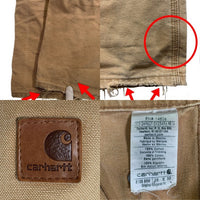 Carhartt カーハート ダック ダブルニーペインターパンツ ブラウン B136 BRN Size 35×30 福生店