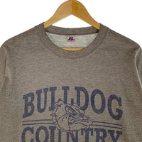 RUSSELL ラッセルアスレチック BULLDOG COUNTRY ロングスリーブTシャツ グレー Size M 福生店