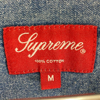 SUPREME シュプリーム 20AW Classic Logo Denim Shirt クラシックロゴ デニムシャツ ボタンダウン インディゴ SizeM 瑞穂店
