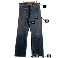 Levi's リーバイス 567 Loose Boot Cut ルーズブーツカット デニムパンツ インディゴ ボタンフライ メキシコ製 Size 34×34 福生店