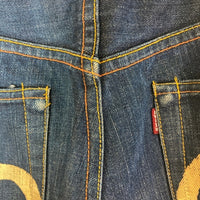 EVISU エヴィス LOT 2000 カモメ カットオフ ショート デニムパンツ インディゴ size32 瑞穂店