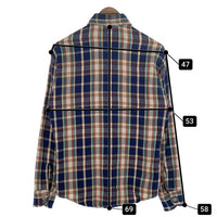 70's BIG MAC ビッグマック フランネルチェックシャツ ネイビー ホワイト Size S 福生店