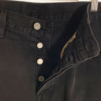 Levi's PREMIUM リーバイス プレミアム EDIFICE エディフィス別注 501 BIGE ブラックデニム テーパードパンツ A6738-0000 Size 30×28 福生店