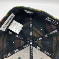 A BATHING APE アベイシングエイプ NEW ERA ニューエラ 伊勢丹チェック キャップ グリーン size7 1/2 瑞穂店