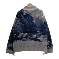 SNS Sneakersnstuff ジップアップ フリース ジャケット ブルー タイダイ Size L 福生店