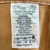 Carhartt カーハート B11 BRN メキシコ製 リペア有 ペインターパンツ ブラウン size36 瑞穂店