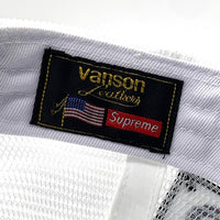 SUPREME シュプリーム HYSTERIC GLAMOUR ヒステリックグラマー VANSON ヴァンソン 24AW Vanson Leather Mesh Back 6-Panel メッシュキャップ ブルー ホワイト 福生店