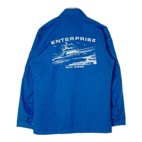 RED KAP レッドキャップ 70's TALONセミオート ENTERPRISE SAN DIEGO 裏キルティングブルゾン ブルー sizeS 瑞穂店