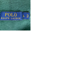 POLO RALPH LAUREN ポロラルフローレン スタンドカラー ハーフジップ ロングスリーブ コットン トレーナー グリーン Size L 福生店