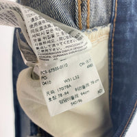 LEVI'S VINTAGE CLOTHING LVC リーバイスヴィンテージクロージング 67505-0110 ダブルニー ストレートデニムパンツ インディゴ USED加工 Size 31×32 福生店