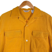 FIVE BROTHER ファイブブラザー 長袖 コーデュロイ オープンカラー シャツ イエロー 152430 Size L 福生店