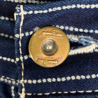 JOE McCOY ジョーマッコイ 8HOUR UNION ウォバッシュストライプ ワーク ショートパンツ ネイビー Size 32 福生店