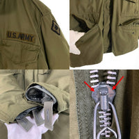 60's U.S.ARMY 米陸軍 M-65 ミリタリー フィールドジャケット 2nd 69年会計 オリーブ アルミSCOVILL 04年ライナー付 Size M-R 福生店