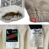 SAINT Mxxxxxx セントマイケル DENIM TEARS デニムティアーズ DT SWEAT PANTS MURAL スウェットパンツ ベージュ 汚れ加工 SM-S23-0000-094 Size L 福生店