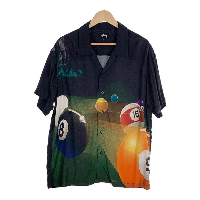 STUSSY ステューシー 半袖シャツ POOL HALL S/SL SHIRT オープン