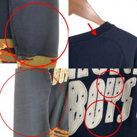 BILLIONAIRE BOYS CLUB ビリオネアボーイズクラブ スウェット クルーネックトレーナー イージーパンツ セットアップ ネイビー Size M 福生店