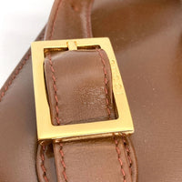 OLD GUCCI オールドグッチ 00320460048 レザー がま口 リュック ブラウン 瑞穂店