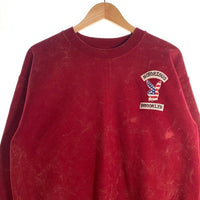 NOTORIOUS BROOKLYN ノトーリアス ブルックリン クルーネック スウェット タイダイ バーガンディー Size M 福生店