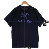 ARC'TERYX アークテリクス Emblem SS Crew 半袖 Tシャツ ブラック ブルー Size L 福生店