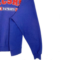 Hanes ヘインズ ACSHS PATRIOTS クルーネックスウェット ブルー レッド Size XL(46-48) 福生店