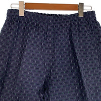 Needles ニードルズ Basketball Shorts -PE/R/C/S Fine Pattern バスケットボールショーツ ショートパンツ 総柄 ネイビー MR107 Size M 福生店
