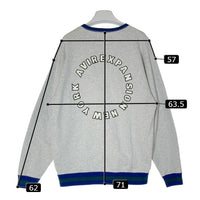 AVIREX アヴィレックス 783-3232013 EXPANSION CIRCLE LOGO CREWNECK SWEAT スウェット グレー sizeL 瑞穂店
