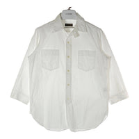 JELADO ジェラード ANTIQUE GARMENTS ダイヤ ジャガード コットン長袖シャツ ホワイト size15 瑞穂店