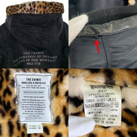 CRIMIE クライミー LEOPARD BOA HOOD JACKET レオパードボア フードジャケット ブラック CR01-01K5-JK23 Size L 福生店