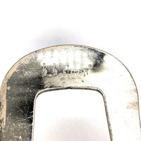 b.b.simon ビービーサイモン スタッズ レザーベルト ブルー オレンジ 6000 Size 36 瑞穂店