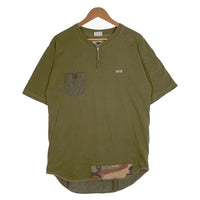 eye COMME des GARCONS コムデギャルソン JUNYA WATANABE ジュンヤワタナベ ハーフジップ 半袖 Tシャツ グリーン WM-T903 Size L 福生店