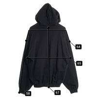 YEEZY イージー Gosha ゴーシャラブチンスキー Black Dog Hoodie プリント プルオーバースウェットパーカー ブラック 薄手 Size 2 福生店