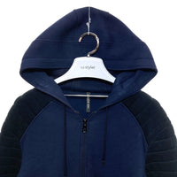 Neil Barrett ニールバレット BJS315V F449C バイカー ジップアップ パーカー ネイビー sizeXS 瑞穂店