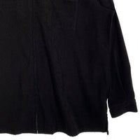 90-00's Penningtons ベロア ジップアップシャツ ブラック Size L 相当 福生店