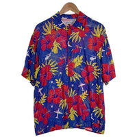 459th AIRLIFT SQUADRON 第459空輸中隊 レーヨン アロハシャツ マルチ プリント Size S 福生店