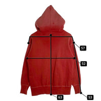 50's Hanes ヘインズ WIND SHIELD セットインスリーブ プルオーバースウェットパーカー レッド Size L 福生店