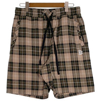 EXAMPLE エグザンプル EX CHECK SAROUEL SHORTS チェック サルエルショーツ ベージュ Size XL 福生店