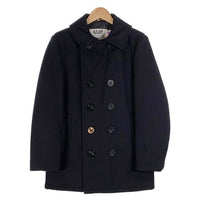 Schott ショット U.S.740N PEA JACKET ウール ピーコート ジャケット ブラック 7658 740US Size 36 福生店