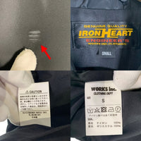 IRONHEART アイアンハート 20th ナイロンコーチジャケット プリント ブラック IHJ-117 Size S 福生店