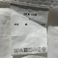 CIOTA シオタ バンドカラー スビンコットン シャツ ホワイト SHLM-102M Size 6 福生店