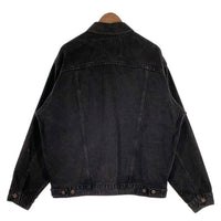90's Levi's リーバイス 70507-4159 ブラックデニムトラッカージャケット 後染め トップ裏715 USA製 size L 福生店