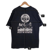 00's~ GUNS N ROSES ガンズアンドローゼズ APPETITE FOR DESTRUCTION プリントTシャツ ブラック All Sport メキシコ製 Size XL 福生店