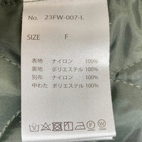 KELTY ケルティ キルティングライナージャケット 3Mシンサレート オリーブ レディース 23FW-007-L Size F 瑞穂店