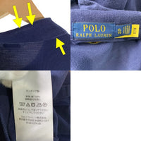 POLO RALPH LAUREN ポロラルフローレン CUSTOM SLIM FIT ビッグポニー 鹿の子 ポロシャツ 半袖 ネイビー Size XL 福生店